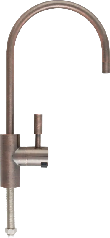 Кран рычажковый Atoll A-8883-AW LED состаренная медь (Antique Wine)