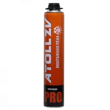 Пена монтажная ATOLL ZV pro, 750мл /55л профессиональная